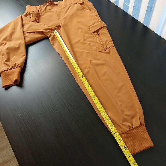 All in Motion Active Light Cargo Jogger Pants XS orange brown athletic - Picture 12 of 16